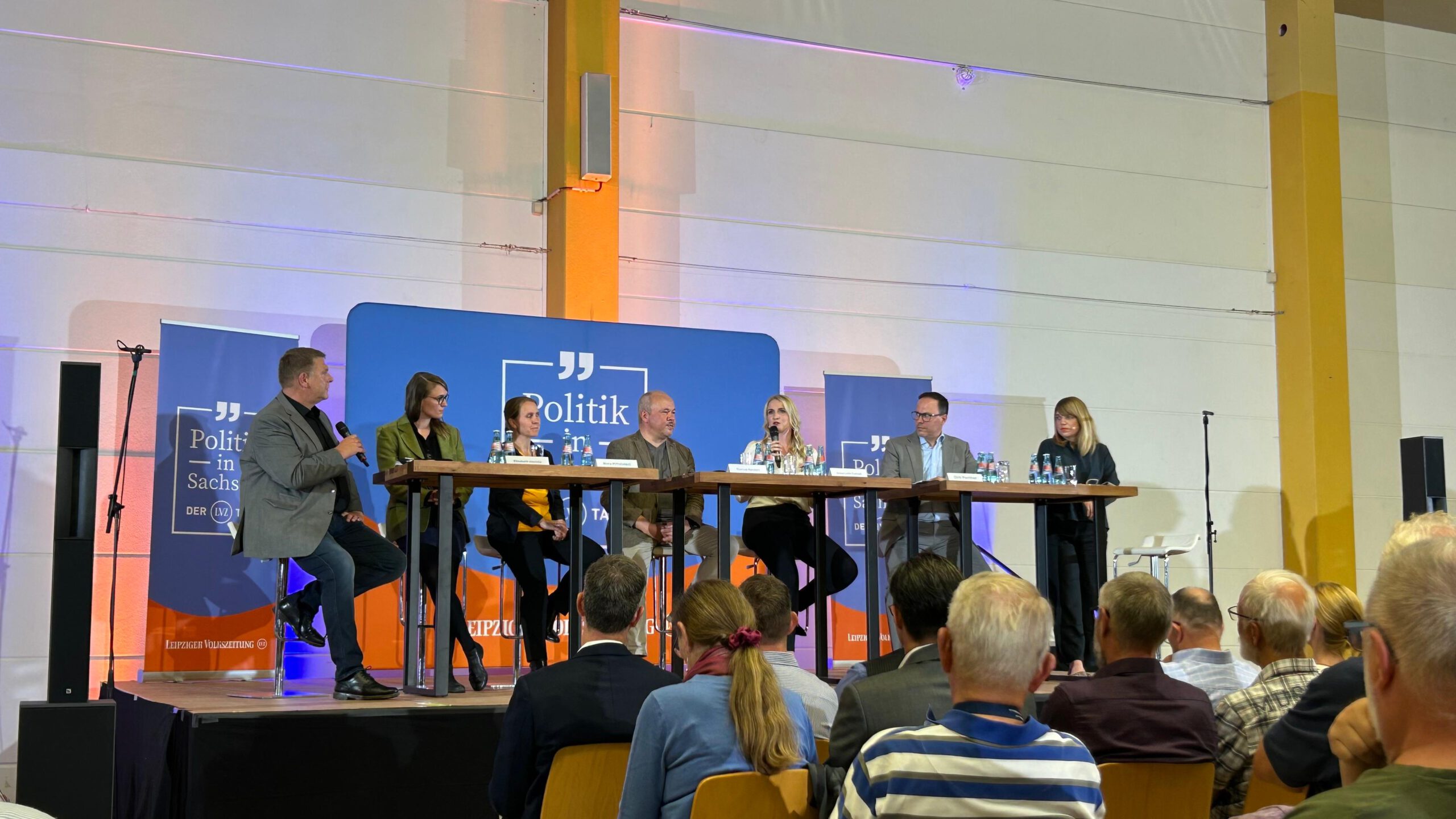 LVZ-Talk zum Thema Windkraft in Sachsen - Diskussion mit Politikern, Experten, Gegner und Befürwortern