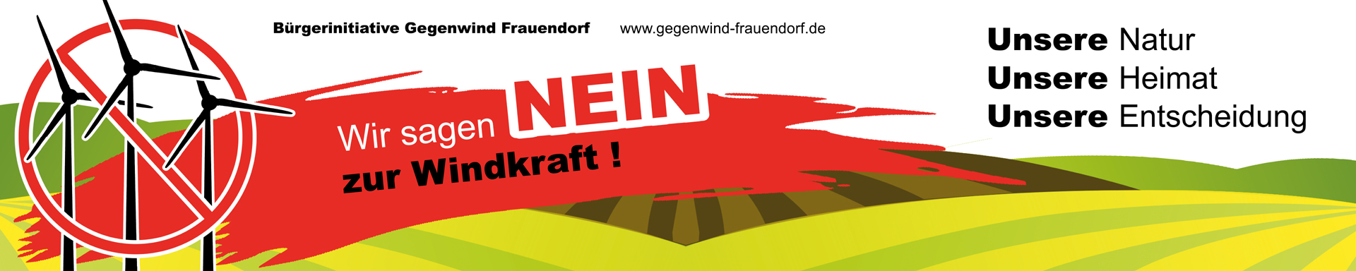 Bürgerinitiative Gegenwind Frauendorf sagt NEIN zur Windkraft!